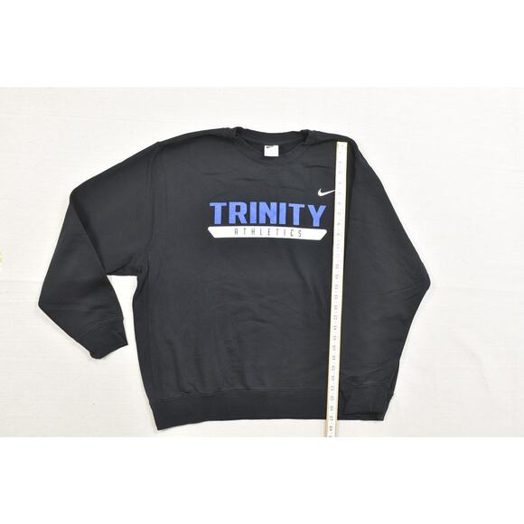 Nike Trinity Athletics Sweatshirt Men's Size XXL Blue Black Classic Long Sleeve - Picture 5 of 8
